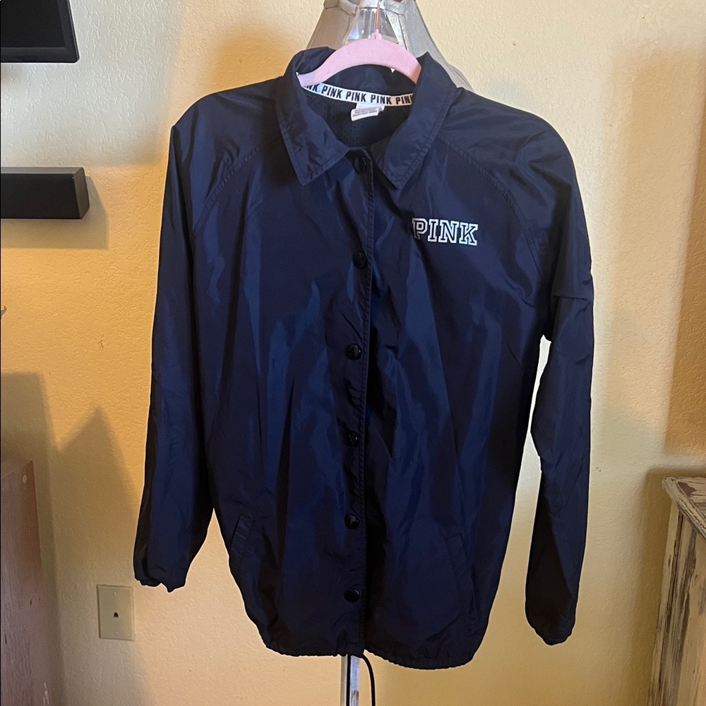 PINK Victoria's Secret Dark Blue Utility Jacket